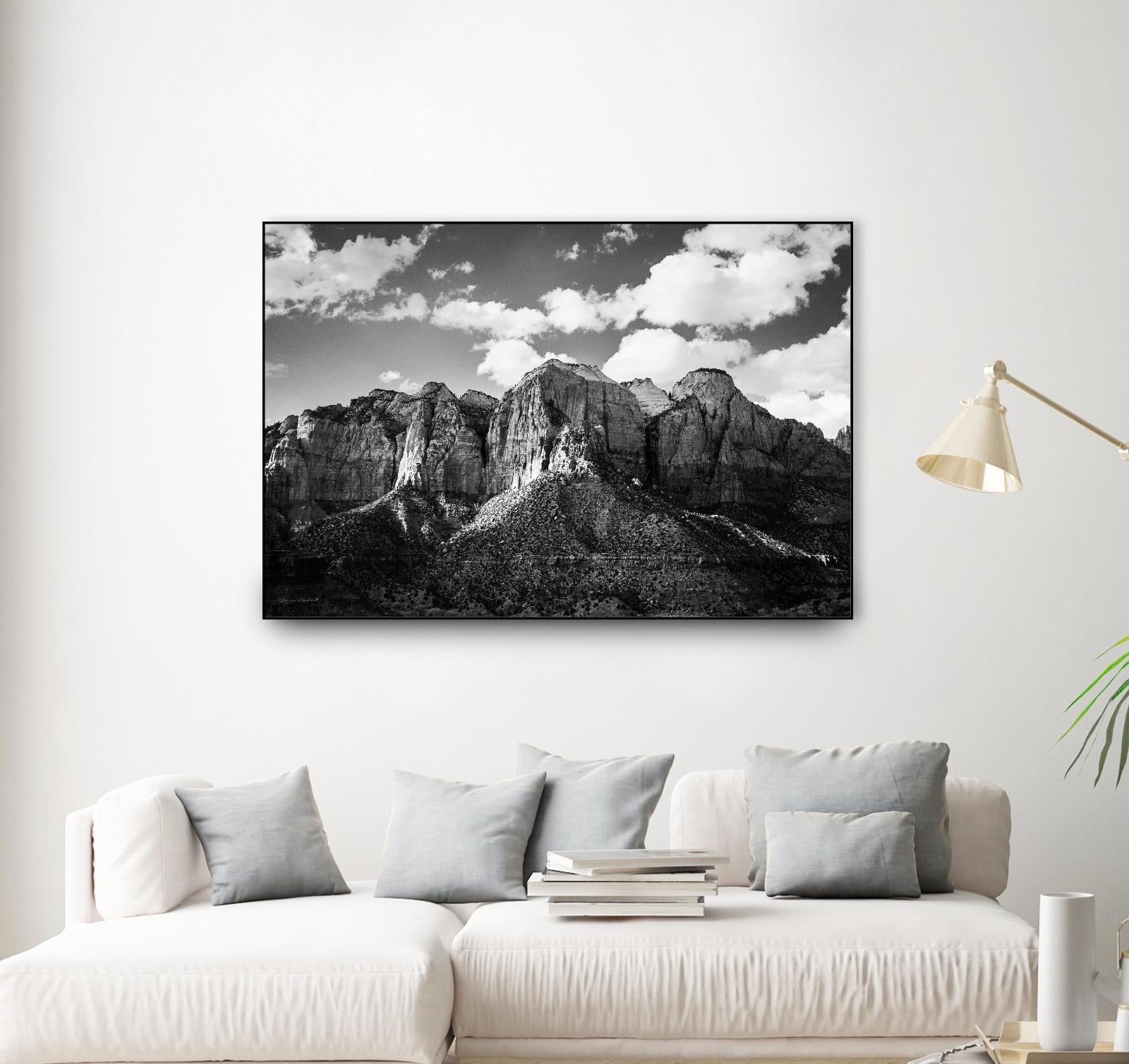 Zion Canyon I by Laura Marshall on GIANT ART - landscape black