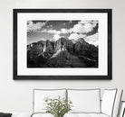Zion Canyon I by Laura Marshall on GIANT ART - landscape black