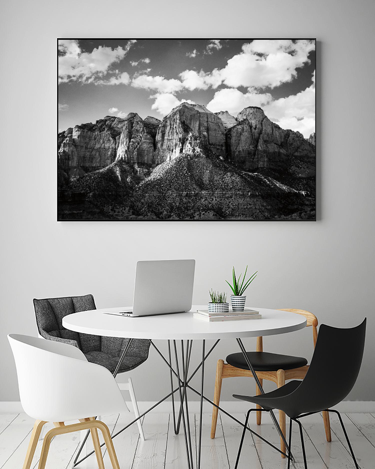 Zion Canyon I by Laura Marshall on GIANT ART - landscape black