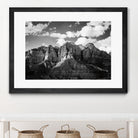 Zion Canyon I by Laura Marshall on GIANT ART - landscape black