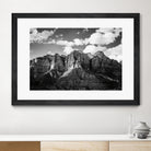 Zion Canyon I by Laura Marshall on GIANT ART - landscape black