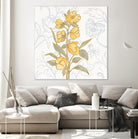 Flower Sophistication II by Silvia Vassileva on GIANT ART - florals blue