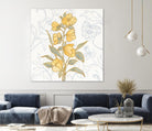 Flower Sophistication II by Silvia Vassileva on GIANT ART - florals blue