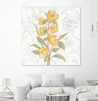 Flower Sophistication II by Silvia Vassileva on GIANT ART - florals blue