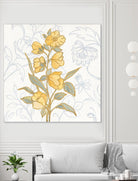 Flower Sophistication II by Silvia Vassileva on GIANT ART - florals blue