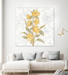 Flower Sophistication II by Silvia Vassileva on GIANT ART - florals blue