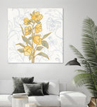 Flower Sophistication II by Silvia Vassileva on GIANT ART - florals blue
