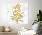 Flower Sophistication II by Silvia Vassileva on GIANT ART - florals blue