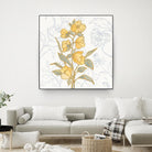 Flower Sophistication II by Silvia Vassileva on GIANT ART - florals blue