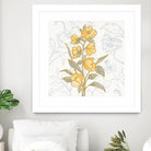 Flower Sophistication II by Silvia Vassileva on GIANT ART - florals blue