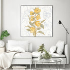 Flower Sophistication II by Silvia Vassileva on GIANT ART - florals blue