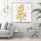 Flower Sophistication II by Silvia Vassileva on GIANT ART - florals blue