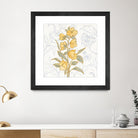 Flower Sophistication II by Silvia Vassileva on GIANT ART - florals blue