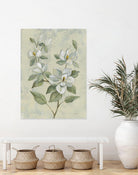 Sage Magnolia by Silvia Vassileva on GIANT ART - florals florals