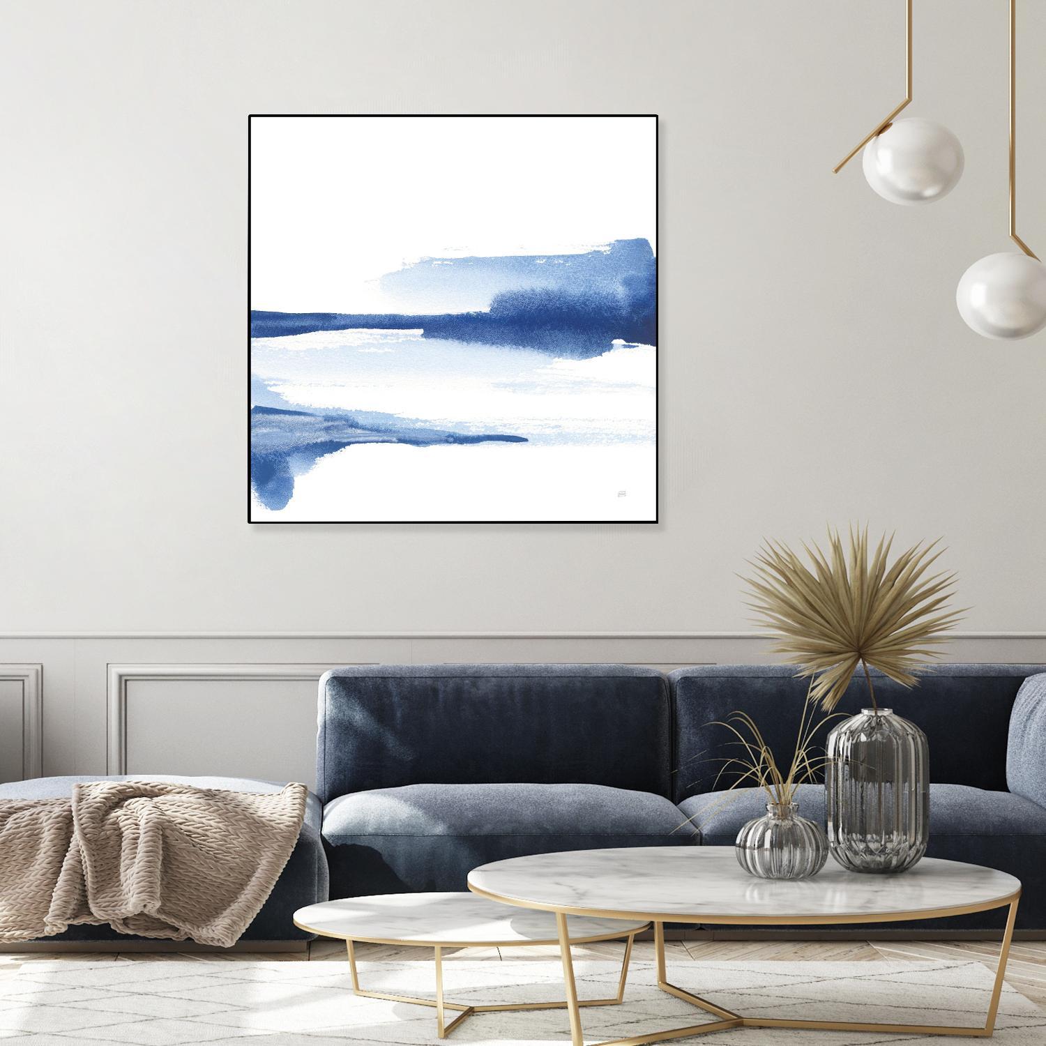 Classic Blue II by Chris Paschke on GIANT ART - abstract abstract