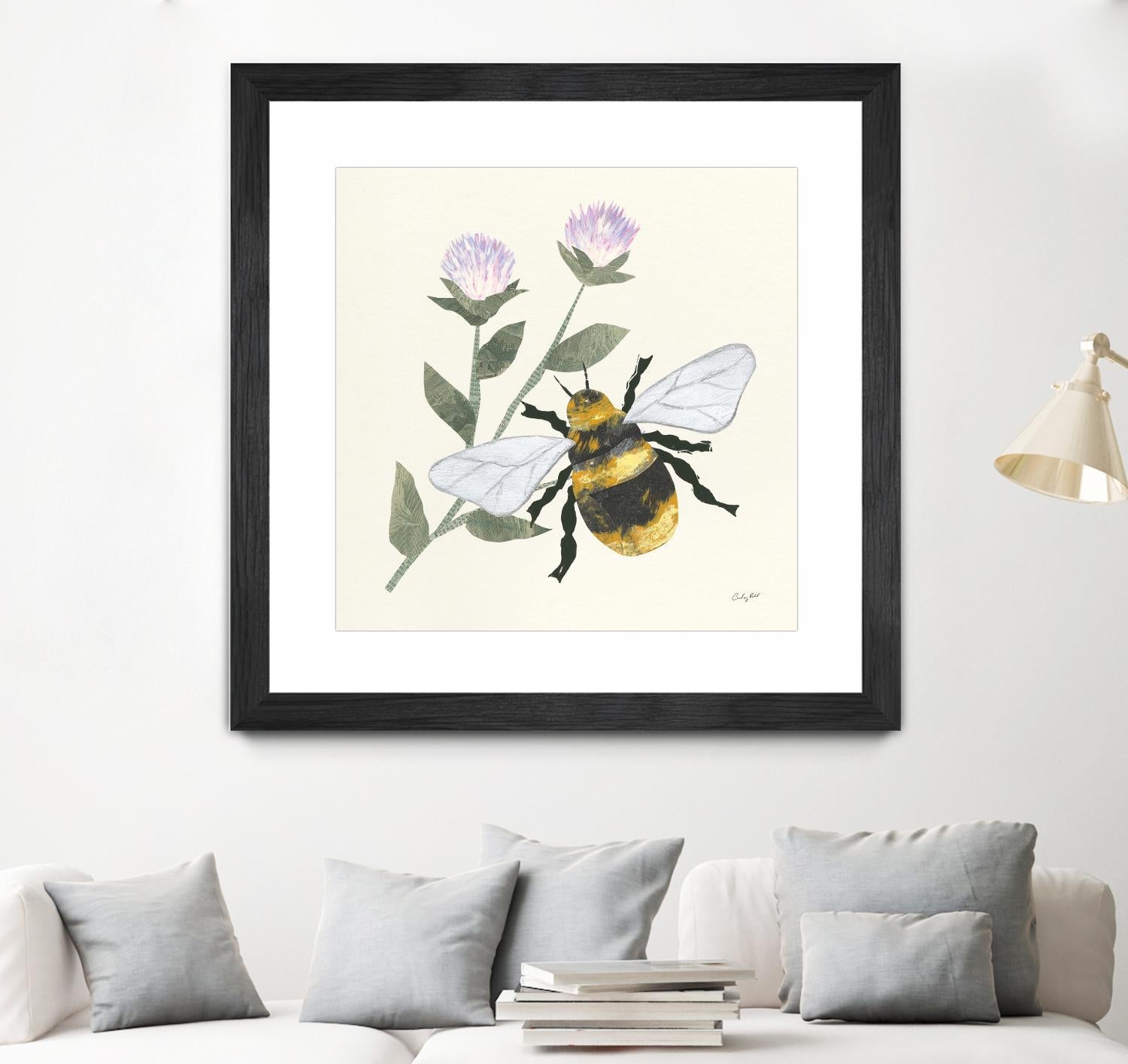 In the Garden Bee by Courtney Prahl on GIANT ART - animals bee