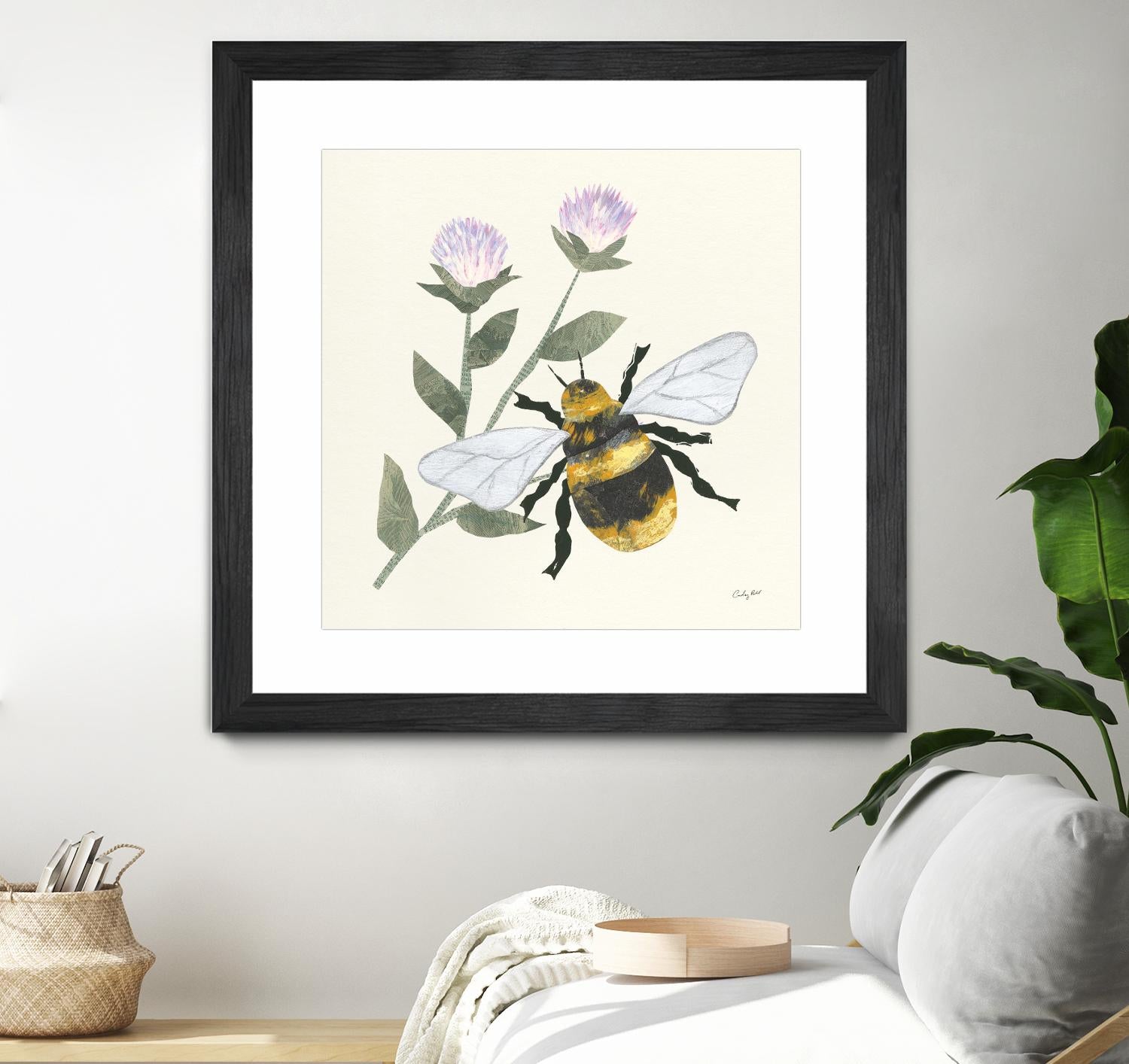 In the Garden Bee by Courtney Prahl on GIANT ART - animals bee