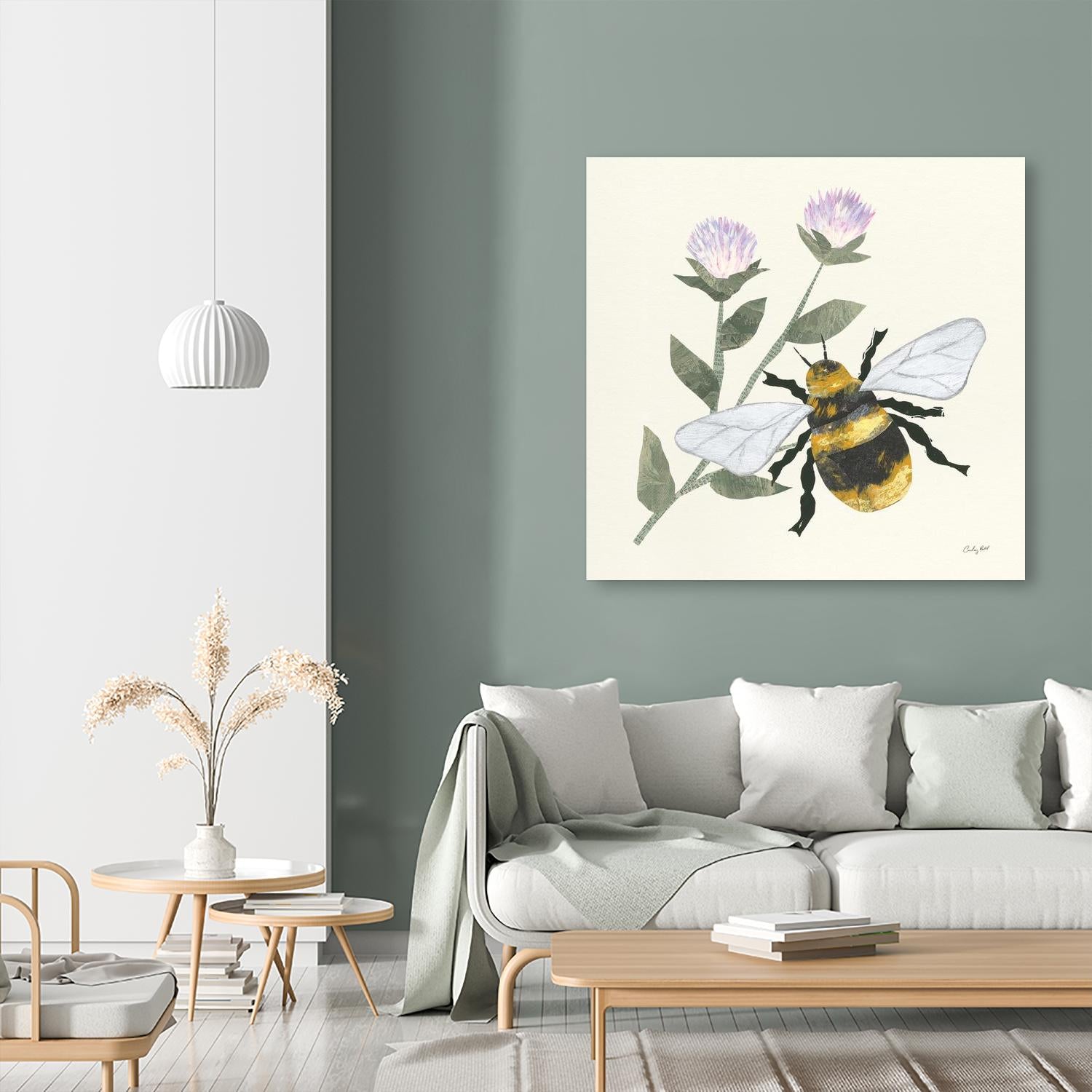 In the Garden Bee by Courtney Prahl on GIANT ART - animals bee