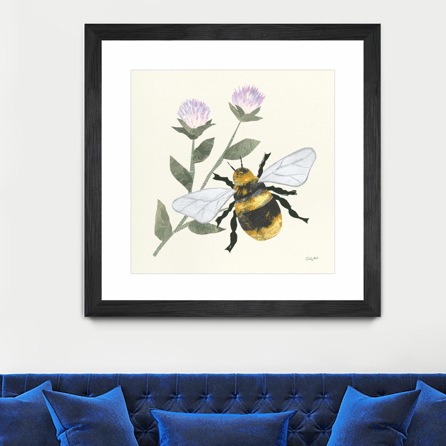 In the Garden Bee by Courtney Prahl on GIANT ART - animals bee