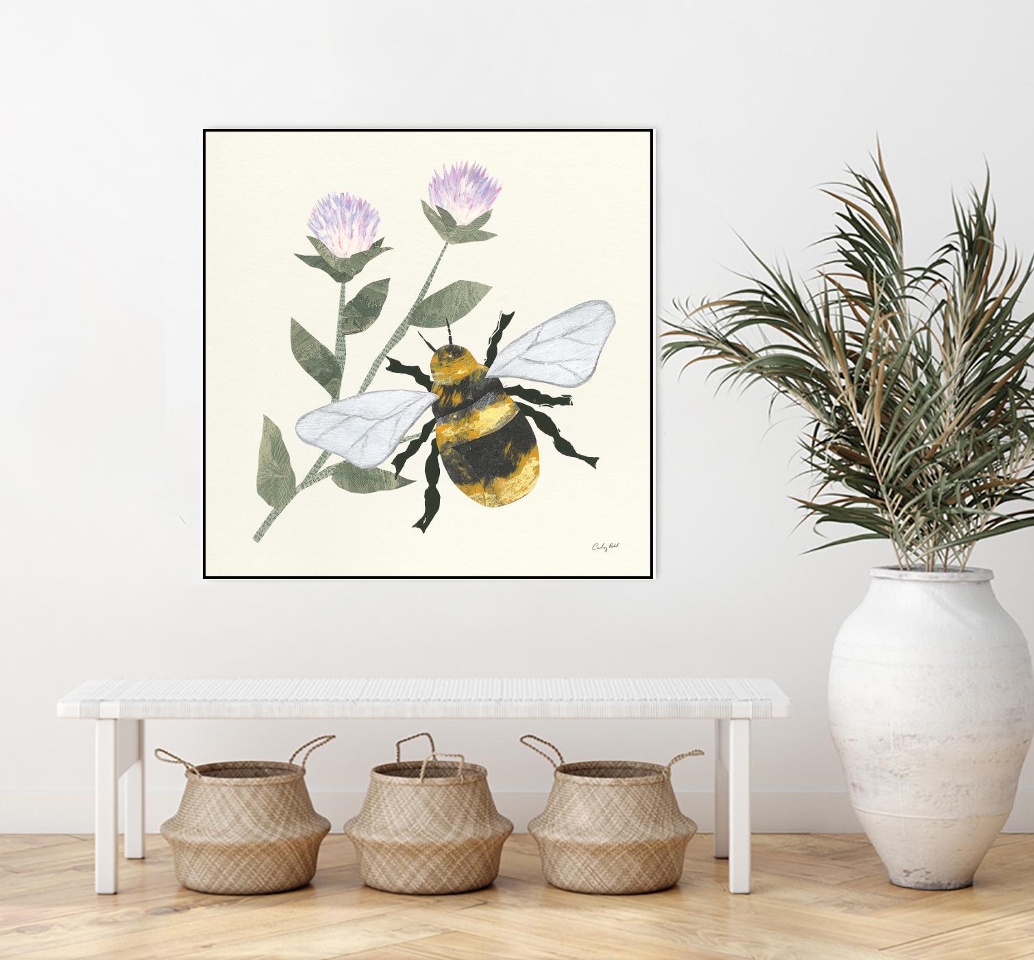 In the Garden Bee by Courtney Prahl on GIANT ART - animals bee