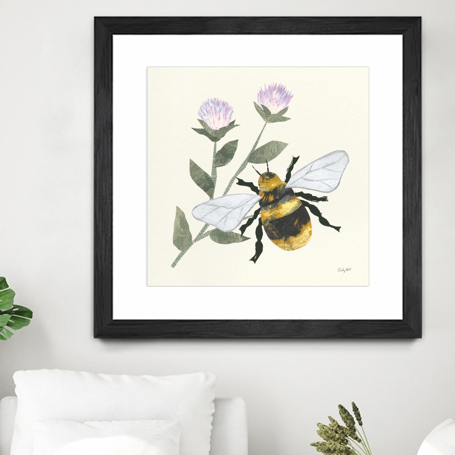 In the Garden Bee by Courtney Prahl on GIANT ART - animals bee