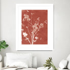 Enchanted Fall Cyanotype VI by Nancy Green on GIANT ART - red flowers red