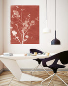 Enchanted Fall Cyanotype VI by Nancy Green on GIANT ART - red flowers red