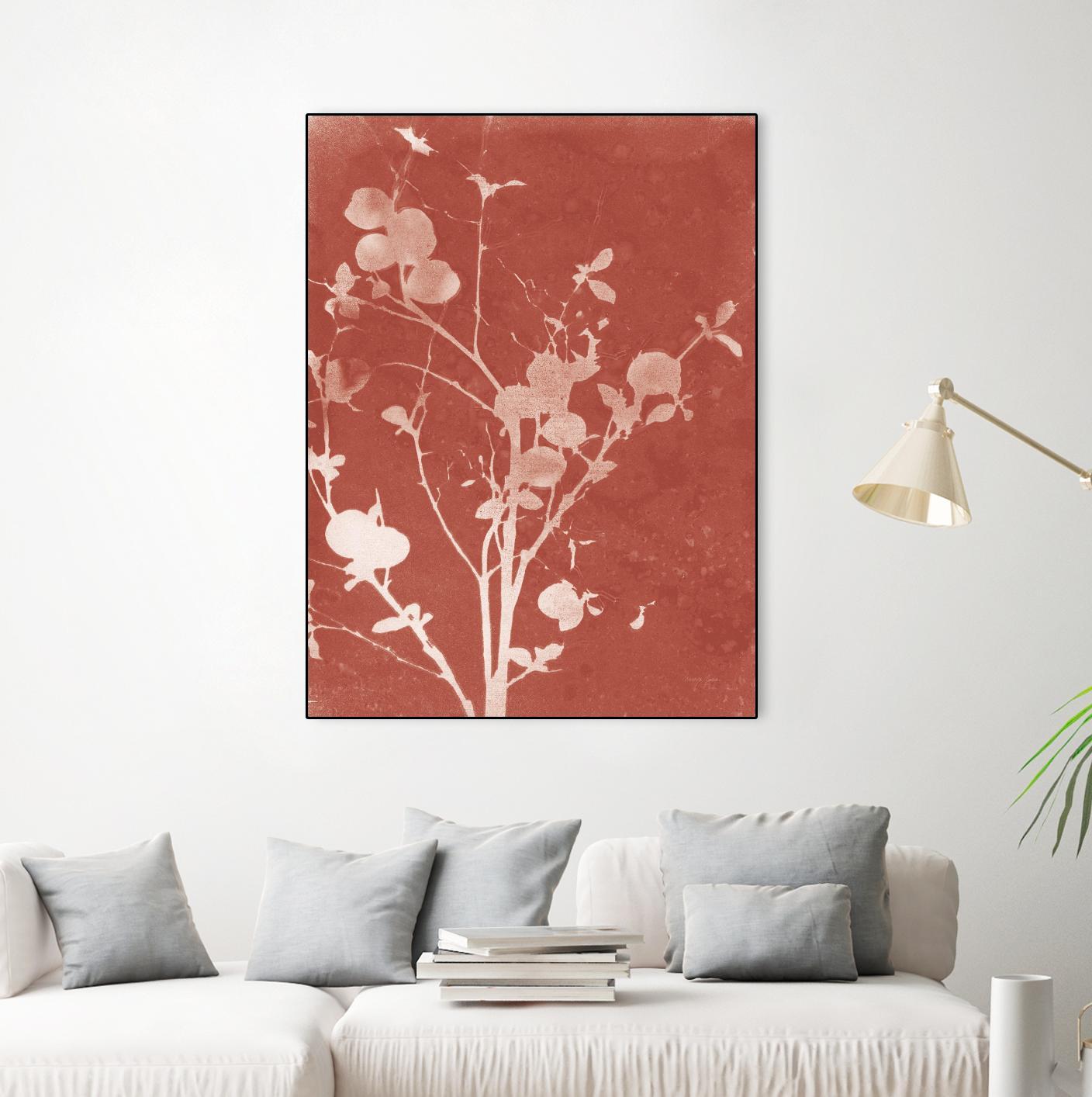 Enchanted Fall Cyanotype VI by Nancy Green on GIANT ART - botanical botanical