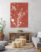Enchanted Fall Cyanotype VI by Nancy Green on GIANT ART - red flowers red