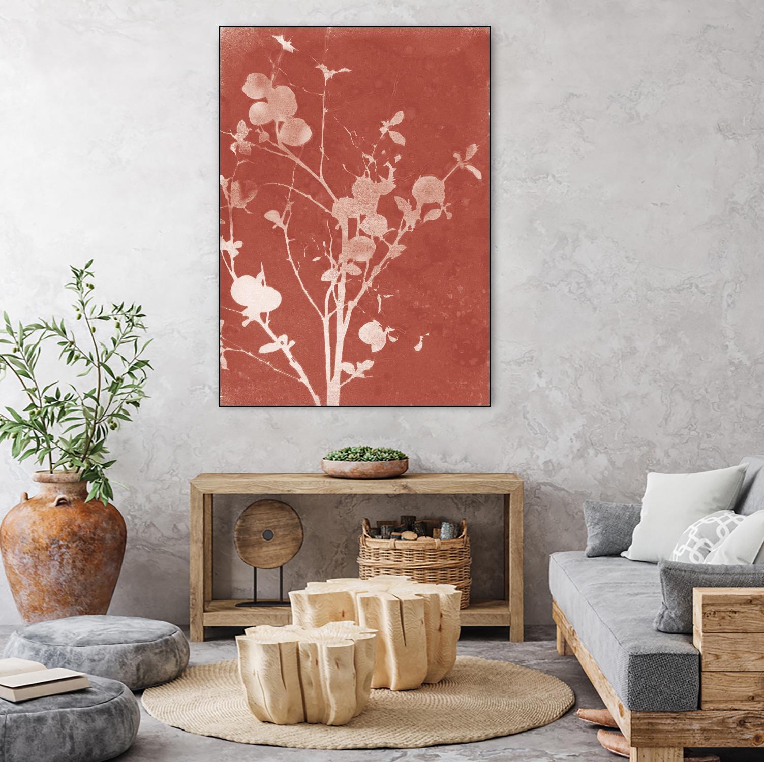 Enchanted Fall Cyanotype VI by Nancy Green on GIANT ART - botanical botanical