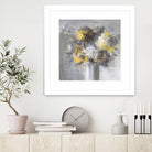 Weekend Bouquet Yellow Gray by Danhui Nai on GIANT ART - farmhouse brown