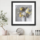 Weekend Bouquet Yellow Gray by Danhui Nai on GIANT ART - farmhouse brown