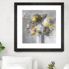 Weekend Bouquet Yellow Gray by Danhui Nai on GIANT ART - farmhouse brown