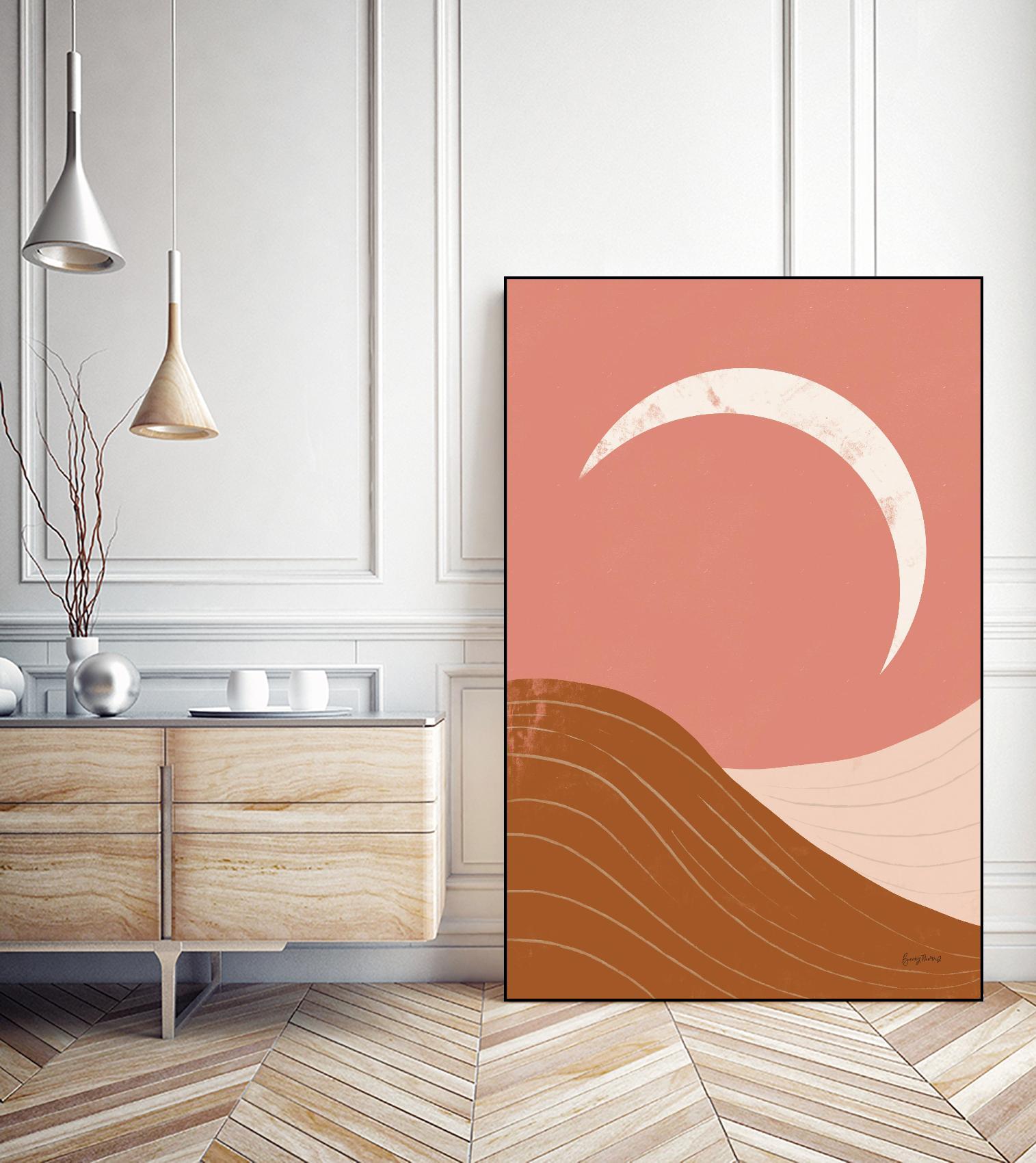 Desert Sunrise II by Becky Thorns on GIANT ART - abstract abstract