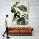 Tropical Study II by Julia Purinton on GIANT ART - beige tropical tropical leaf study