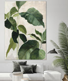 Tropical Study II by Julia Purinton on GIANT ART - beige tropical tropical leaf study