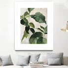 Tropical Study II by Julia Purinton on GIANT ART - beige tropical tropical leaf study