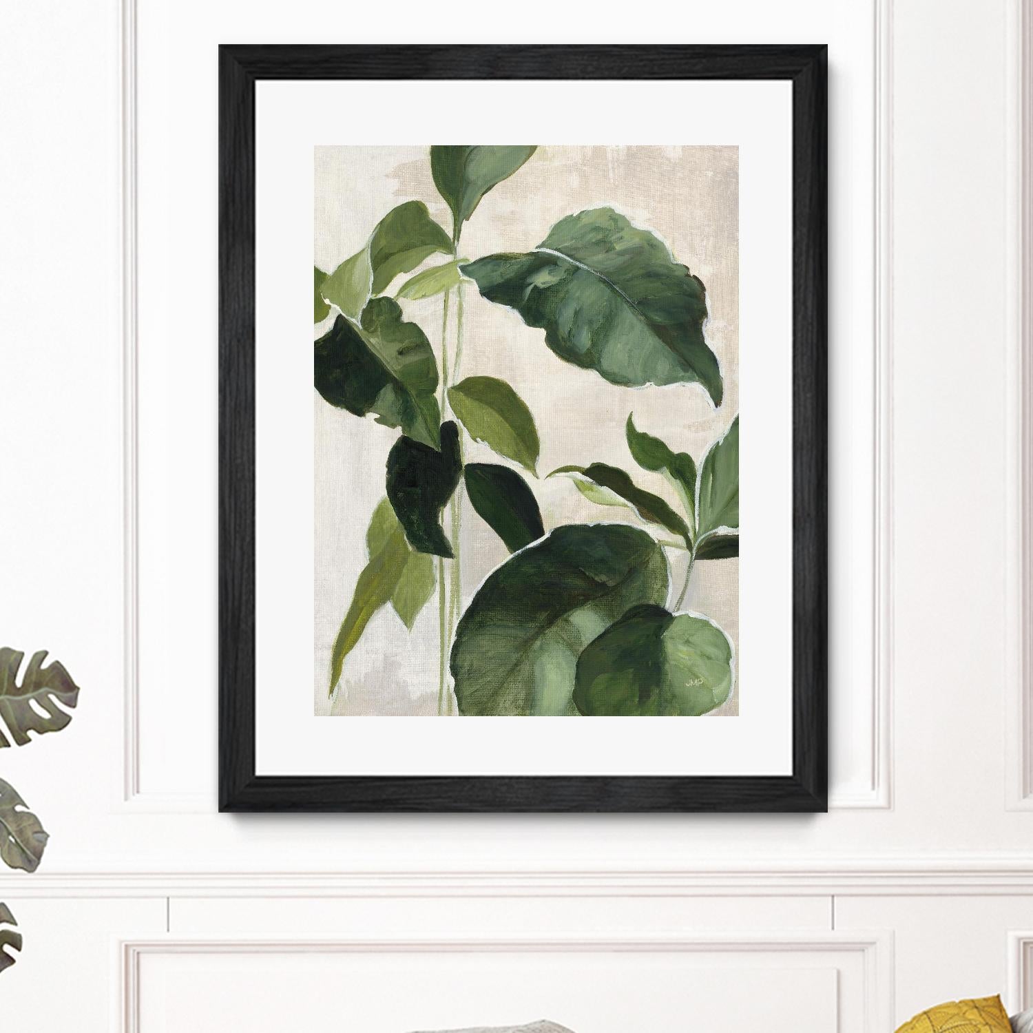 Tropical Study II by Julia Purinton on GIANT ART - beige tropical tropical leaf study