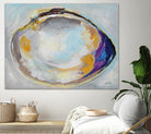 Open Quahog II by Jeanette Vertentes on GIANT ART - coastal & nautical blue