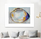 Open Quahog II by Jeanette Vertentes on GIANT ART - blue coastal & nautical seashells