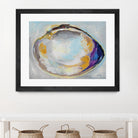 Open Quahog II by Jeanette Vertentes on GIANT ART - blue coastal & nautical seashells