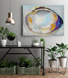 Open Quahog II by Jeanette Vertentes on GIANT ART - blue coastal & nautical seashells