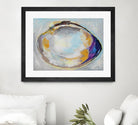 Open Quahog II by Jeanette Vertentes on GIANT ART - blue coastal & nautical seashells
