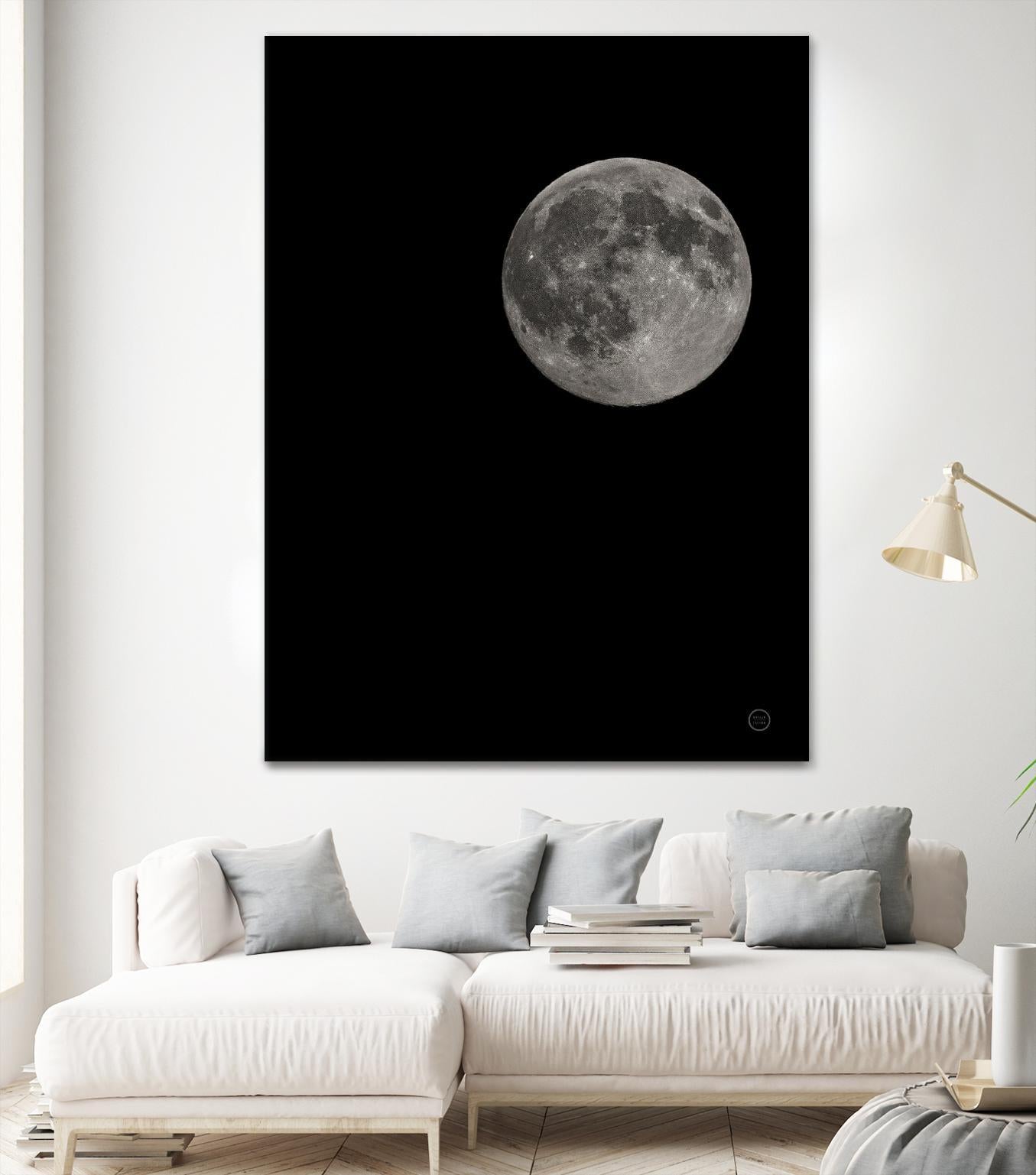 Moon Detail I by Nathan Larson on GIANT ART - astronomy & celestial astronomy