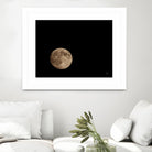 Moon Detail II by Nathan Larson on GIANT ART - black astronomy & celestial moon