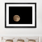 Moon Detail II by Nathan Larson on GIANT ART - black astronomy & celestial moon