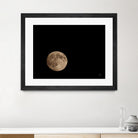 Moon Detail II by Nathan Larson on GIANT ART - black astronomy & celestial moon