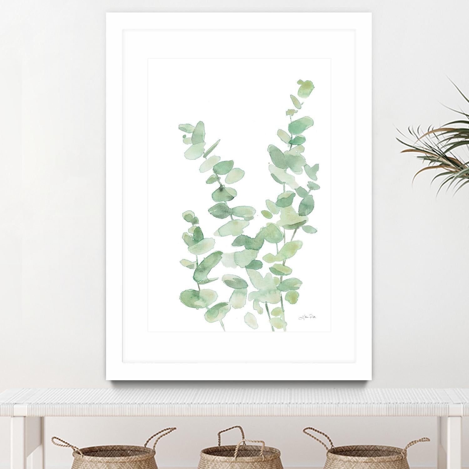 Eucalyptus II by Katrina Pete on GIANT ART - green botanical eucalyptus plants