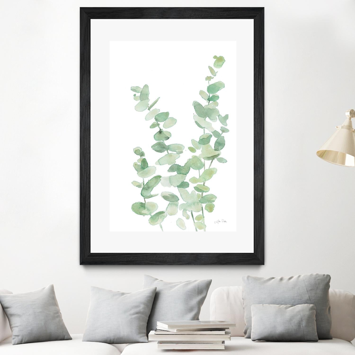Eucalyptus II by Katrina Pete on GIANT ART - green botanical eucalyptus plants
