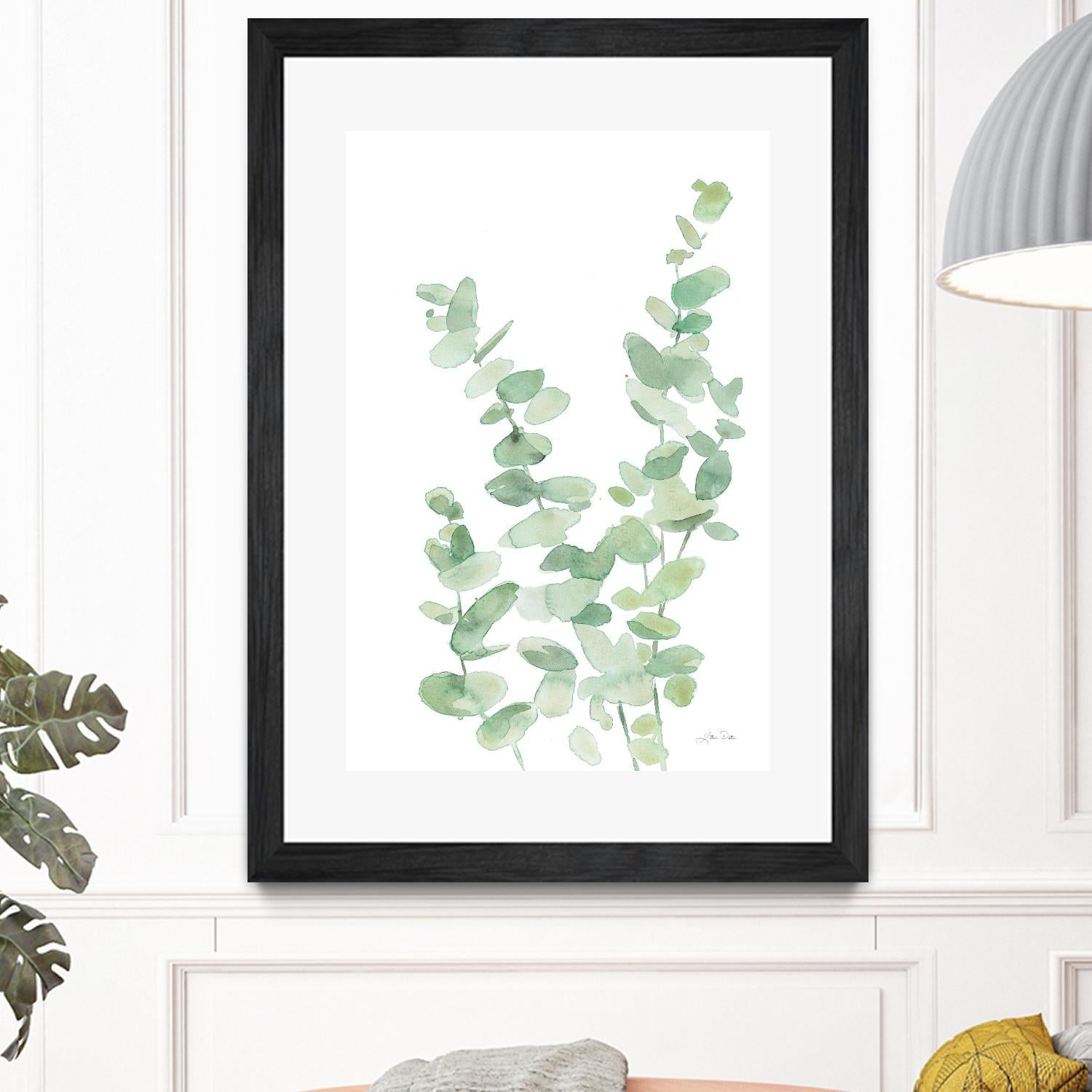 Eucalyptus II by Katrina Pete on GIANT ART - green botanical eucalyptus plants